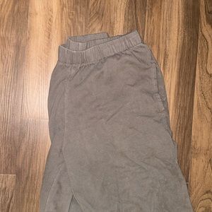 john galt/ brandy anastasia dark grey pants